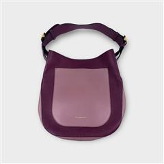 Burberry Plum/Dusty Rose Soft Grain Leather Elmstone Hobo